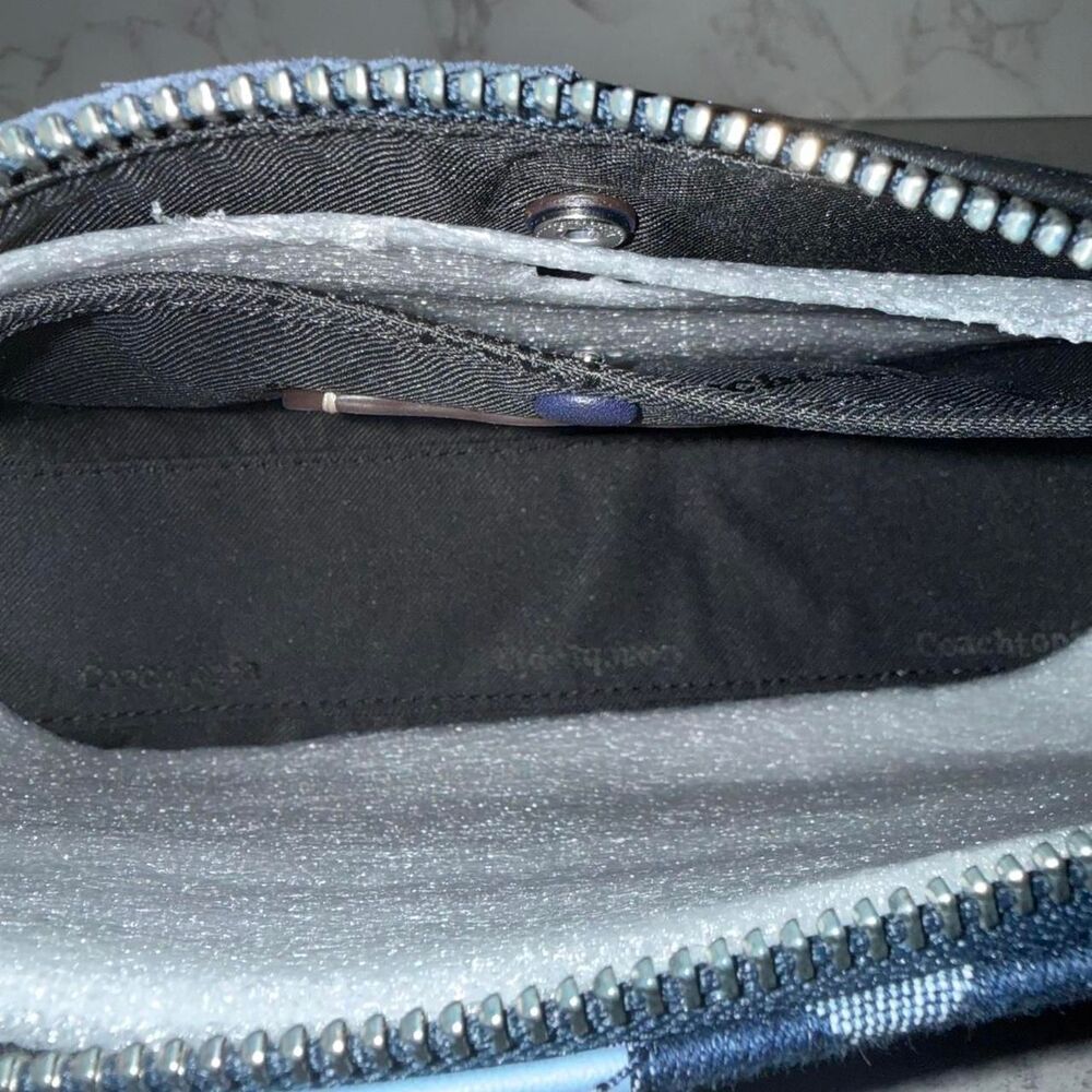 Coach Women's Blue and Navy Bag - Picture 4 of 7